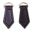 thumbnail image 2 of yuksok 2pcs Zipper Fixer Repair Leather Instant Pants Replacement Slider Coffee, 2 of 5