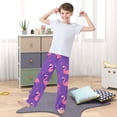 thumbnail image 5 of Heart Pink Flamingos Pajama Pants Soft Lightweight Lounge Pants Bottoms Sleep Pants Warm Comfy, 5 of 9