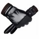 thumbnail image 3 of Guantes de cuero con pantalla táctil para hombres y mujeres, guantes gruesos con forro polar, resistentes al viento, impermeables y cálidos para andar en motocicleta en invierno, 3 of 6
