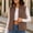 Brown, variant on Elvqul Women's Sherpa Fleece Cropped Vest Zip Up Stand Collar Sleeveless Jacket for Fall Winter Layering Essential Outerwear