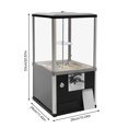 thumbnail image 4 of Vending Machine, 1.77-1.97 Inch Spherical Capsule Candy Dispenser Store Bulk Vending Machine Vintage Style Gumball Machine for Game Stores, Retail Stores, Amusement Parks (Black), 4 of 4