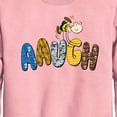 thumbnail image 2 of Peanuts - Aaugh Pattern Charlie Brown - Toddler And Youth Crewneck Fleece Sweatshirt, 2 of 5