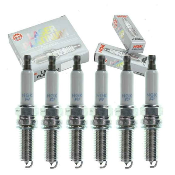 6 pc NGK Laser Platinum Spark Plugs compatible with Mercedes-Benz E280 3.0L V6 2007