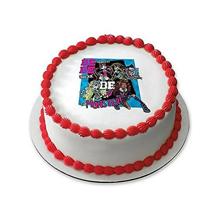 Monster High 7 5 Round Edible Cake Topper Each Party Supplies