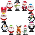 thumbnail image 1 of Here's a polished and engaging product description based on the title you provided:\n\n \n\n**12pcs Christmas Wind Up Mini Cartoon Santa Figures –, 1 of 2