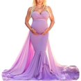 thumbnail image 1 of Robes Longues en Mousseline de Soie pour Maternité, Robes de Douche pour Bébé, Séance Photo, Grossesse, Robe Ajustée pour Photographie, 1 of 1