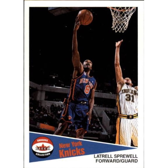 2001-02 Fleer Shoebox #147 Latrell Sprewell NBA Basketball Trading Card
