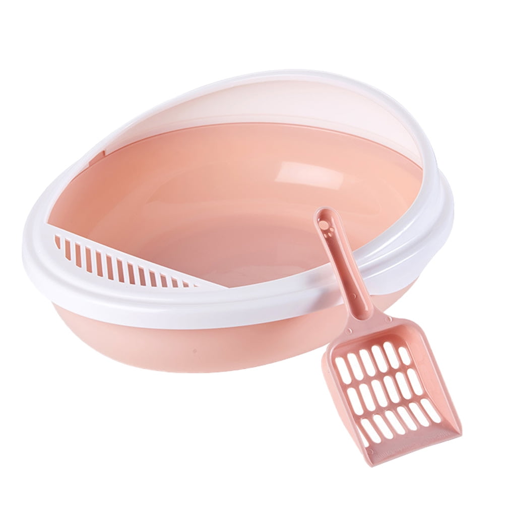 Cat litter box 1 Set of SemiClosed Pet Litter Box Detachable Spill