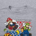 thumbnail image 3 of Mad Engine Super Mario Boys T-Shirt - Officially Licensed Graphic Tee Featuring Mario, Bowser & Yosh, 3 of 6