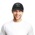 thumbnail image 6 of DALIX Surf Venice Beach Ball Cap Embroidered Hat in Black, 6 of 7