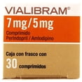 thumbnail image 1 of Vialibram Perindopril, amlodipino caja con 30 comprimidos de 7mg/5mg, 1 of 4