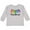 Athletic Heather, variant on Inktastic Merry Christmas Rainbow Holiday Lights Boys or Girls Long Sleeve Toddler T-Shirt