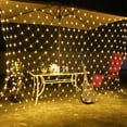 thumbnail image 4 of Outdoor Christmas Lights, 4.9FT x 4.9FT Waterproof Christmas Net Lights Outdoor Plug in with 8 Modes, Warm white Christmas Mesh Lights Decorations for Xmas Indoor Tree Bush Yard Home Decor, 4 of 6