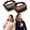 Brown*2, variant on Universal Memory Foam Car Headrest Neck Pillow, Car Neck Pillow,Ergonomic Support Auto Neck Cushion for Long Road Trips, Relieve Driving Fatigue, Neck Shoulder Support for Pain Relief