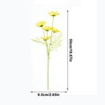 thumbnail image 3 of Zmeidao 10Pcs Artificial Daisy Flowers, Outdoor Fake Wildflowers with Stems Faux Flowers for Vase Floral Arrangements Home Garden Decoration, 3 of 8