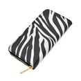 thumbnail image 2 of Premium Vegan Leather Animal Print Continental Zip Around Wallet - Diff Colors, 2 of 4