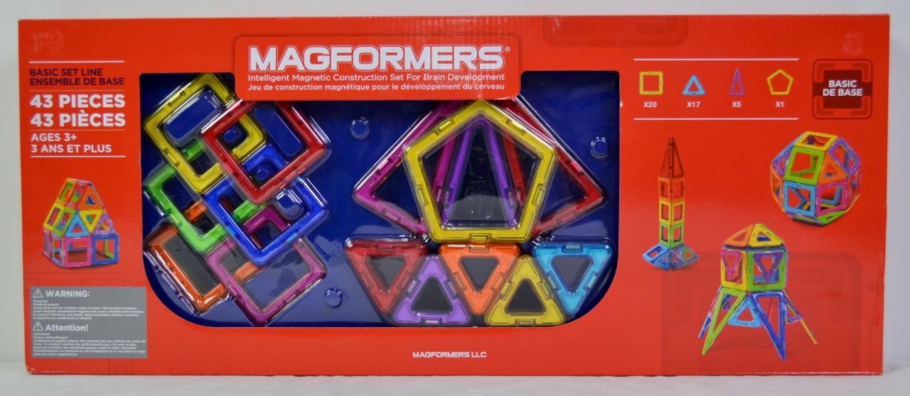 magformers 43 piece basic set