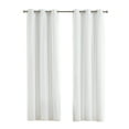 thumbnail image 3 of (2 pack) Your Zone Blackout Curtain Panel with Sheer Overlay, 1 Panel, White, 37" W x 84" L, 3 of 10
