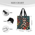 thumbnail image 5 of Sigee Berries and Flowers Print Large Capacity Zippered Tote Bag - Durable, Stylish and Versatile for Everyday Use, 5 of 9