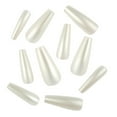 thumbnail image 4 of 100 Unids/caja Cubierta Completa Prensa Larga Ataúd Uñas Postizas Mate yeacher  Puntas de uñas falsas, 4 of 7