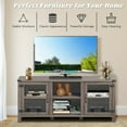 thumbnail image 5 of YYAo TV Stand, Television Console Table,Entertainment Center,TV Stand Entertainment Center for TVs up to 65 Inch with Storage Cabinets-Gray, 5 of 10