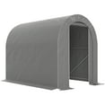 thumbnail image 1 of Outsunny 5' x 8' Outdoor Storage Shed, Galvanised Steel Portable Bike Shed, 1 of 10