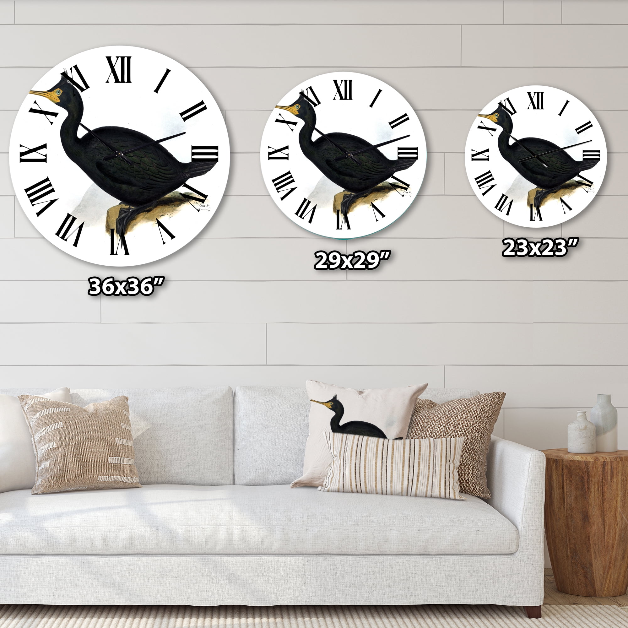 Designart 1 in Quartz Traditional Wall Clock