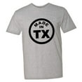 thumbnail image 1 of PleaseMeTees™ Mens From Born Made In Texas Longhorn TX Logo Label HQ Tee, 1 of 1
