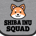 thumbnail image 4 of Inktastic Dog Shiba Inu Squad Boys or Girls Baby Bib, 4 of 4