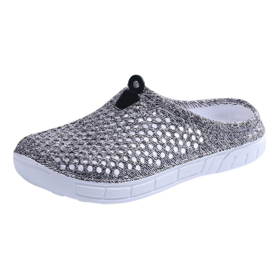 Slippers for Women,Breathable Water Sports Shoes For Women Outdoor Socks Lightweight Beach Walking Sandals With Comfortable Cushioning And Sole,Womens Slippers,Black,8.5