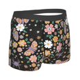 thumbnail image 2 of KLL Floral Insects Men's Cotton Boxer Briefs Underwear-Medium, 2 of 8