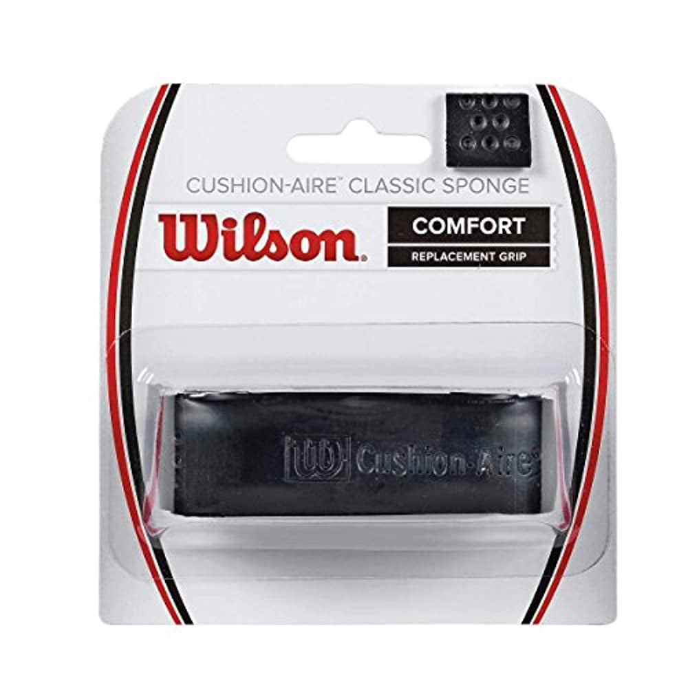 Wilson Classic Sponge Tennis Racquet Replacement Grip, Black