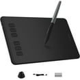 thumbnail image 2 of Inspiroy H640P Drawing Tablet, 6x4 inch Digital Art with Battery-Free Stylus, 8192 Pen Pressure, 6 Hot Keys, Graphics Tablet for Drawing, Writing, Design, Teaching, Work with , PC &, 2 of 11
