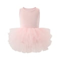 thumbnail image 1 of Mesh Dance Dress for Girls, Sleeveless Suspender Jumpsuit with Solid Color Design, Lightweight Breathable Polyester, Perfect for Birthday Party or Pageant, Size 120 cm, 1 of 3