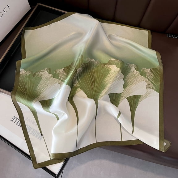 100% Mulberry Silk Scarf for Women, Suitable for All Seasons, 70cm Square Scarf, Luxurious Silk Neck Scarf