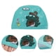 thumbnail image 3 of Gorra de natación de cartón de cocodrilo de poliéster única de 1 pieza en azul lago y verde, 3 of 6