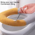 thumbnail image 6 of Walbest Winter Knitted Fabric Skin-friendly Toilet Pad, Comfortable Warm Washable Cloth Toilet Cover Pad for Home Hotel, 6 of 7