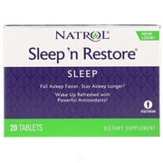 Sleep N Restore 20 Tabs by Natrol, Pack of 2