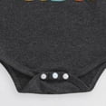 thumbnail image 6 of mgoYE Infant Boy Clothes Newborn Baby Girl Boy Romper Short Sleeve Cousin Crew Shirt Crewneck Bodysuit Colorful Print Casual Summer Clothes(Black,12-18 Months), 6 of 7