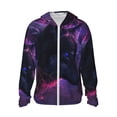 thumbnail image 2 of Lsque Galactic Wolf Stare UPF 50+ Lightweight Sun Protection Men's Women's Long Sleeve Shirt, Hoodie Performance -Medium, 2 of 9
