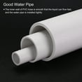 thumbnail image 5 of Uxcell Rigid Round Pipe White High Impact for Water Pipe 5.98 x 6.3", 5 of 6