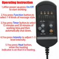 thumbnail image 5 of 8 Modes Electric Neck and Back Massager Pad Car Massage Chair Recliner Heat Pad, 5 of 5