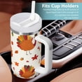 40oz Insulated Stainless Steel Tumbler, Leakproof Travel Mug, Fits Car ...