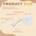 thumbnail image 2 of Uxcell 6Pcs Soft Tape Measure 60" Double Scale Retractable Cartoon Measuring Tape Cute Tape Measurer for Sewing Craft Cloth Fabric Tailor Weight Loss Body Measurements, Bow Tie Guinea Pig, 2 of 7