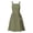 Olive Green, variant on DOVACKA Cotton Linen Pinafore Apron Dress for Women with Pockets Cute Art Chef Aprons for Kitchen Baking Gardening Painting