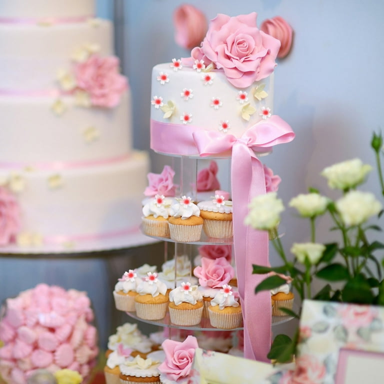 Cake tag: edible paper flowers - CakesDecor