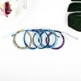thumbnail image 3 of Braided Bracelet Adjustable Chic Multicolor Aesthetic Jewelry Drawstring Handcrafted Hand Rope Women Accessories for Teen Girls Black+Orange, 3 of 9