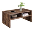 thumbnail image 3 of Pemberly Row Table Basse de Luxe avec Étagères en Finition Bois de Muscade, 3 of 7