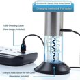 thumbnail image 4 of Electric Corkscrew Professional Wine Bottle Opener Rechargeable Aluminum Cordless Automatic Bottle Opener with Sealing Cutter Stand and USB Charging C, 4 of 5