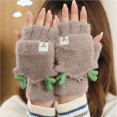 thumbnail image 2 of Electronicheart Thermal USB Heated Mittens Exquisite Lovely Outdoor Elk Modeling Electric Warming Mitten Clothes Accessory Hand Cover Light tan, 2 of 6